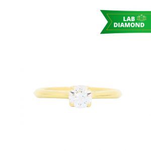 Brilliant Cut .50ct Lab - Diamond Ring