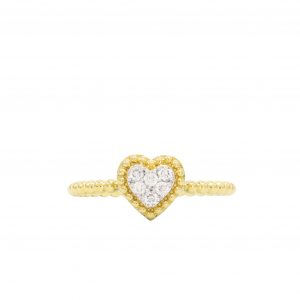 Diamond Heart .10ct 10k - Diamond Ring