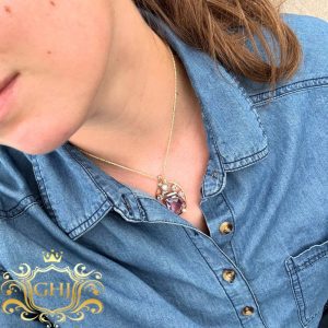 Amethyst Pendant 14k #125- Pendant - Image 4