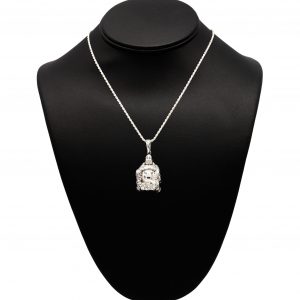 Silver Buddha - Silver Pendant