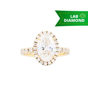 Oval Cut 2.76ct Lab #197 - Diamond