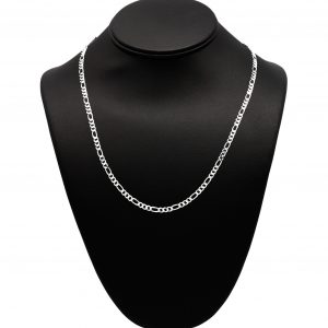 Solid Figaro 4mm 20" - Silver Chain