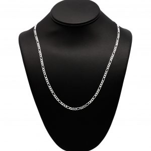 Solid Figaro 4mm 22" - Silver Chain