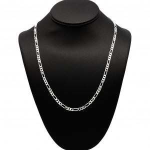 Solid Figaro 4.75mm 22" - Silver Chain