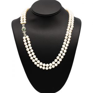 Double Stranded Pearls 21" - Chains - Image 4