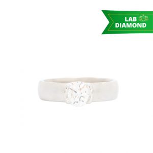 Brilliant Cut 1ct Lab - Diamond Ring