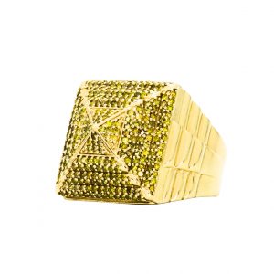 Diamond Pyramid Ring 2ct #284 - Diamond Ring