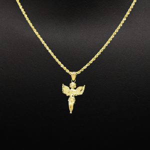 Small Angel 10k - Pendant - Image 3