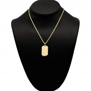 Solid Dog Tag - Pendant