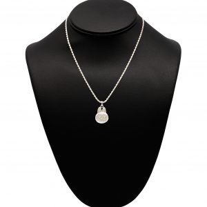 Silver Labubu Head- Silver Pendant