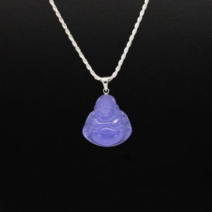 Purple Buddha Silver - Pendant - Image 3