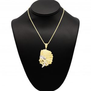 Large Two Tone Chief - Pendant