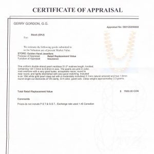 Double Stranded Pearls 21" - Chains - Image 5