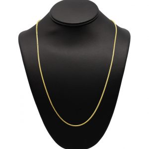 Silver Gold Plated Solid Franco 2mm 24" - Silver Chain