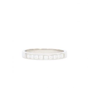 Princess Cut Moissanite Ring  - Silver Ring