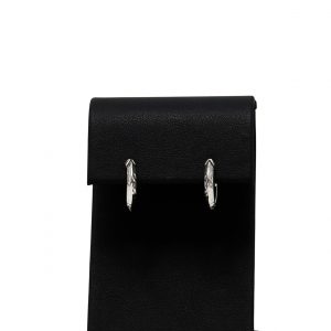 XSmall White Gold Hoops 10k- Earrings