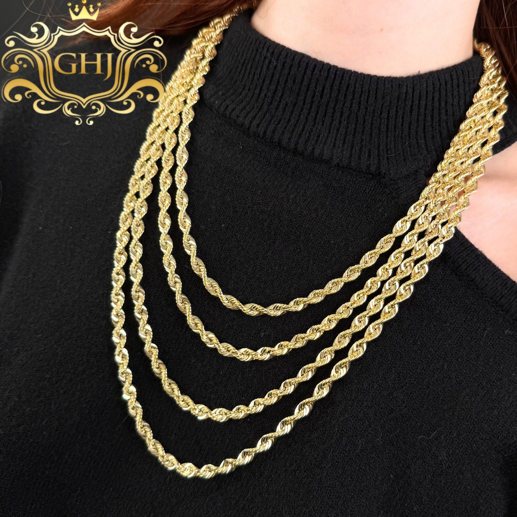 Kids Rope Chain Hollow Rope 5.25mm 20