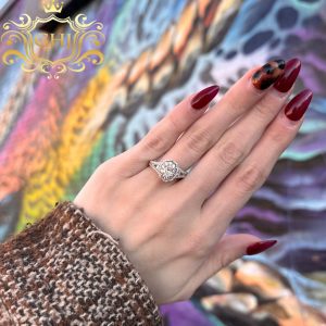 Oval 1.18ct 14k- Diamond Ring - Image 4