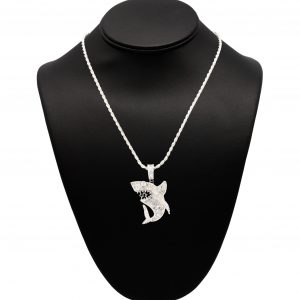 Money Shark Moissanite - Silver Pendant