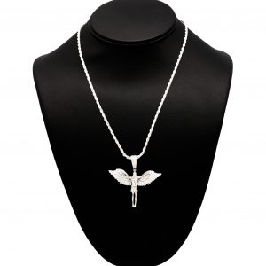 Greek God Moissanite - Silver Pendant