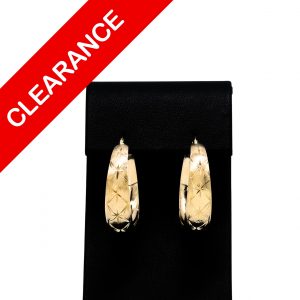 Star Hoops 14k - Earrings