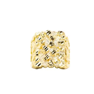 Rico Hollow Nugget 10k- Nugget Ring