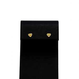 November Birthstone Heart Studs - Earrings