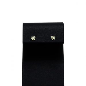 March Birthstone Butterfly Studs - Earrings