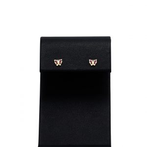 July Birthstone Butterfly Studs - Earrings