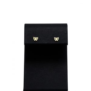 August Birthstone Butterfly Studs - Earrings