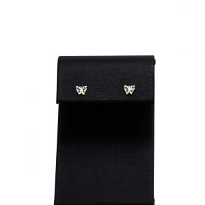 December Birthstone Butterfly Studs - Earrings