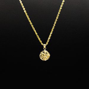 Round Nugget 10k - Pendant - Image 3