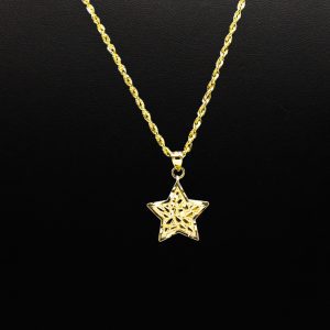 Star Nugget 10k - Pendant - Image 3