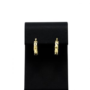 XS Diamond Cut Hoops 10k- Earrings