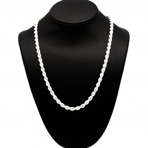 Silver Rope 6.25mm 22" - Silver Chain