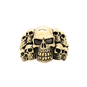 Multi Skull 10k - Gold Ring