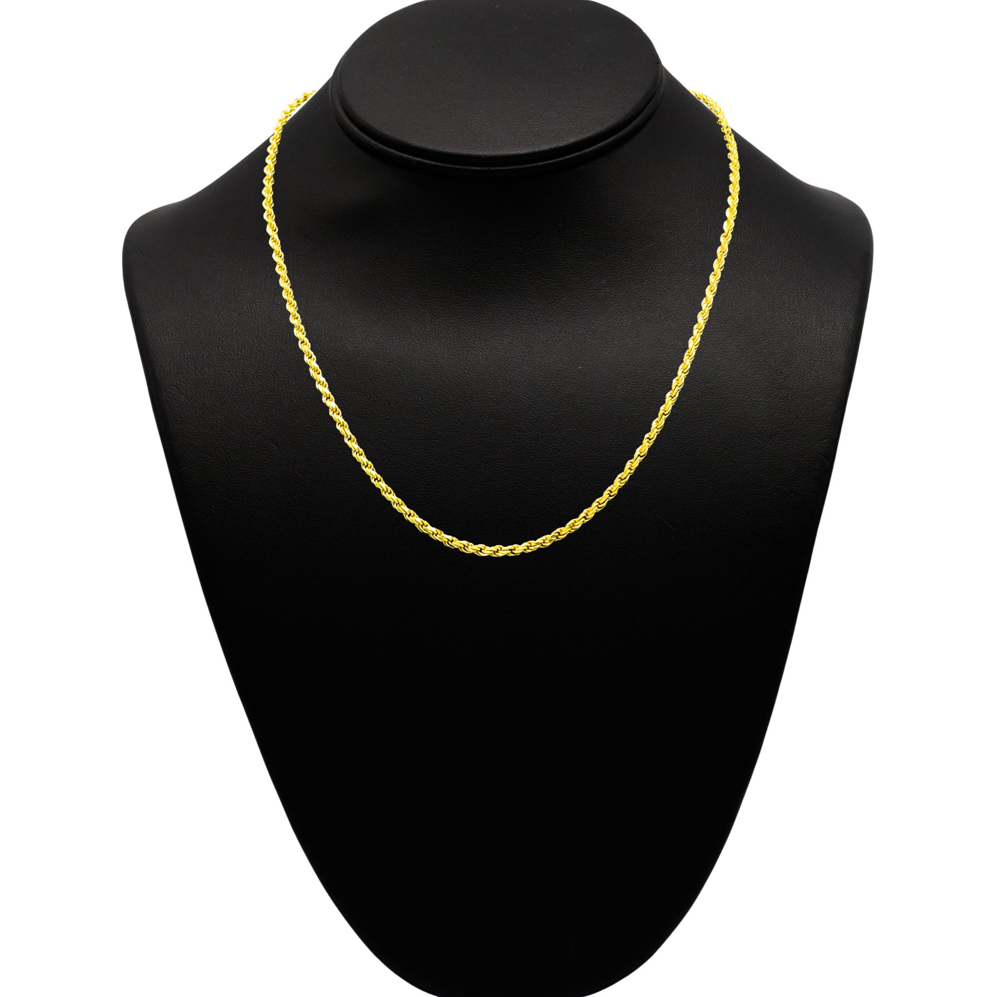 Silver Gold Plated Rope 2.75mm 18