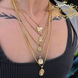 Butterfly Nugget 10k - Pendant - Image 4