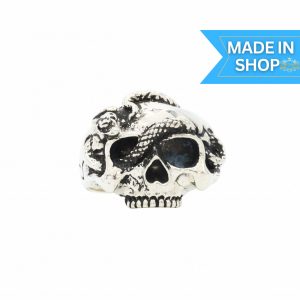 Snake Skull- Silver Ring