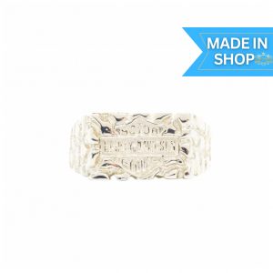 Biker Nugget - Silver Ring