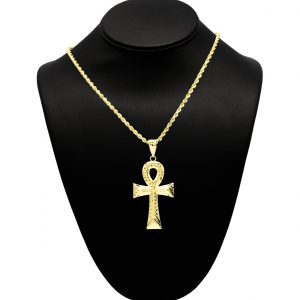 Large Ankh 10k - Pendant