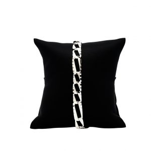 Figaro Diamond Cut 8.5mm 9" GHJ117 - Silver Bracelet