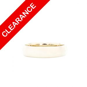 White Gold Band - Ring