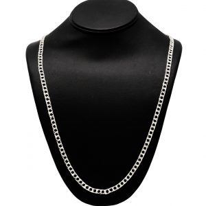 Square Diamond Cut 5mm 30" GHJ6 - Silver Chain