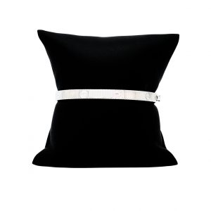 Silver Stripe Love Bangle 6mm 7"- Silver Bracelet