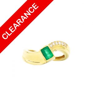 Natural Emerald Ring 18k - Ring