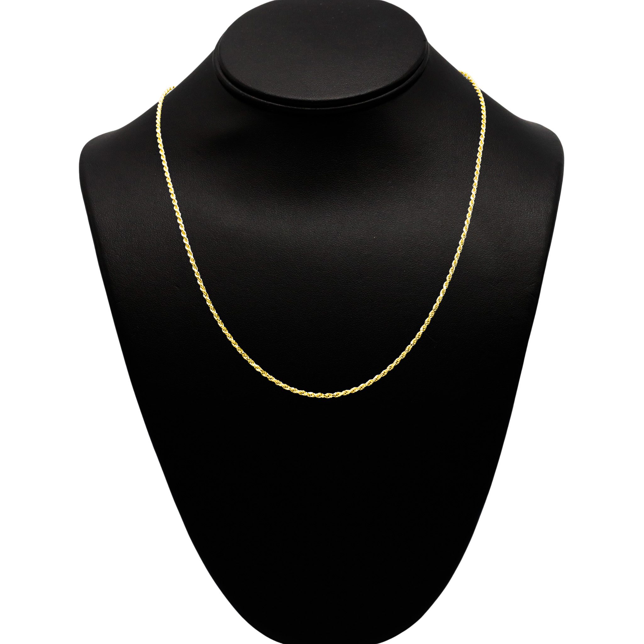 Silver Gold Plated Rope 2mm 20