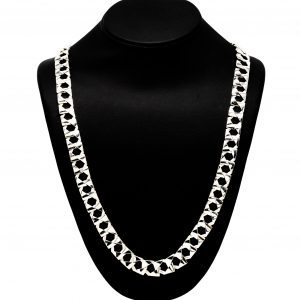 Square High Polish 11.8mm 30" GHJ275 - Silver Chain