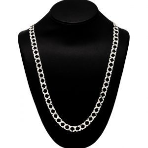 Multi Diamond Cut 8.75mm 30" GHJ447 - Silver Chain