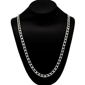 Diamond Cut 6.4mm 30" GHJ110 - Silver Chain